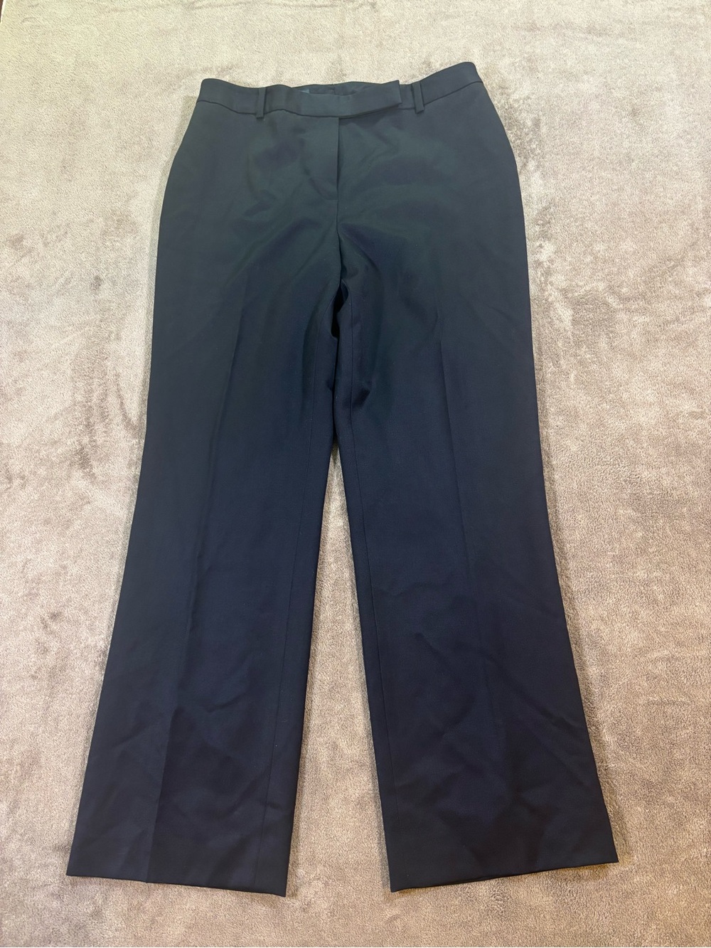 NWT Brooks Brothers Dark Blue Dress Trousers Wool Pants Womens 12P Petite